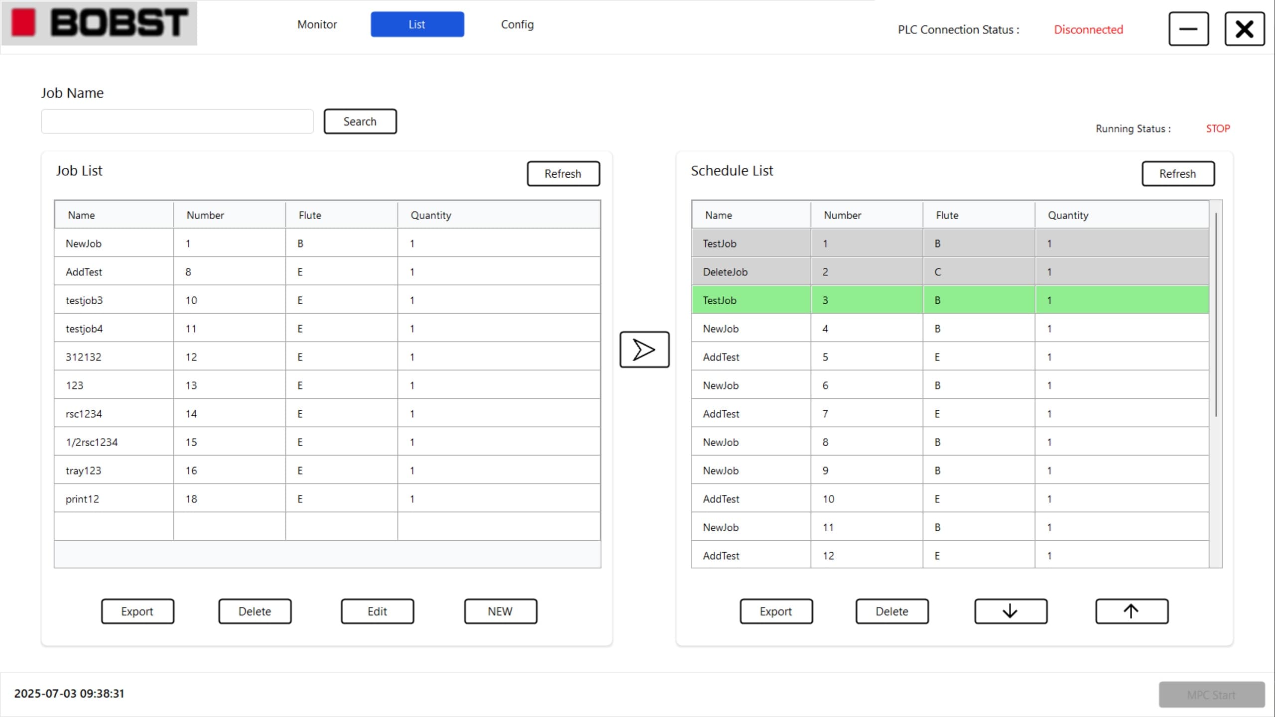 BOBST 스크린샷 1